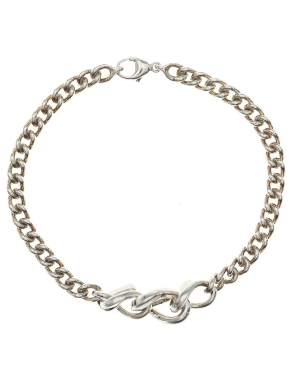 Tiffany & Co Forge Link Bracelet Chain Silver